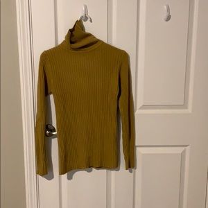 Turtleneck warm sweater.